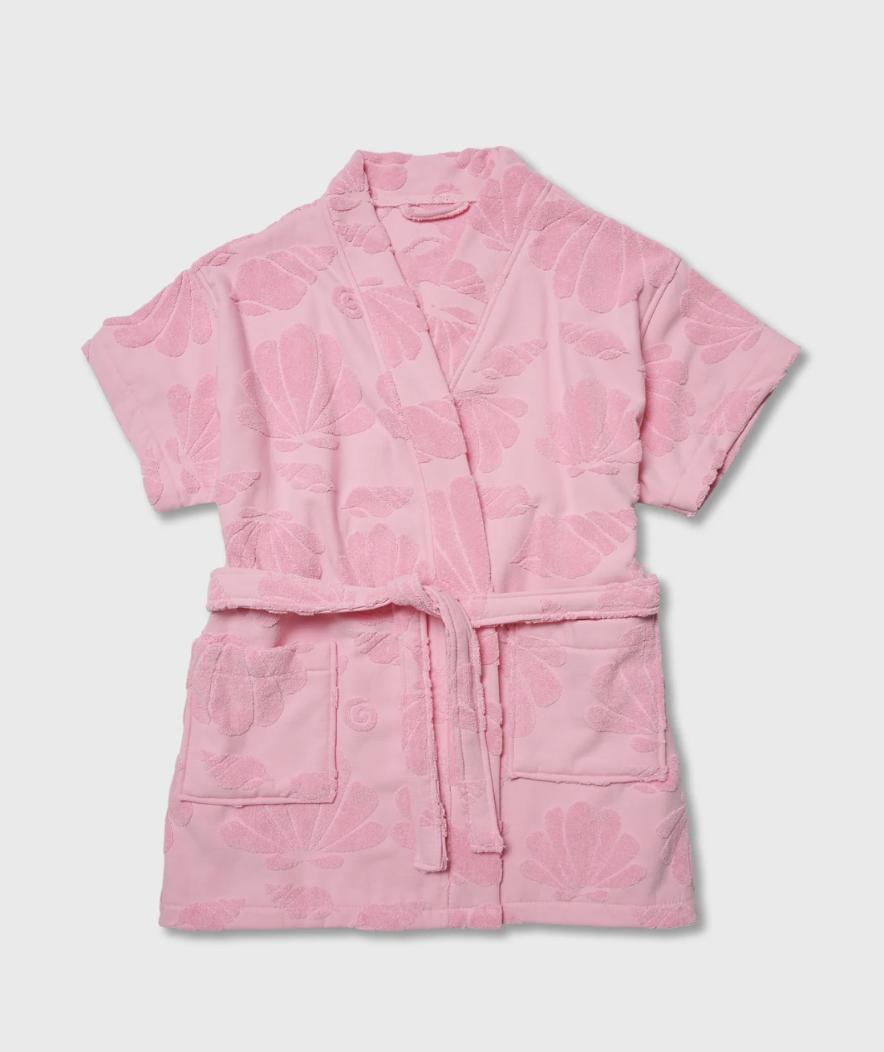 Pink Cotton Beach & Bathrobe
