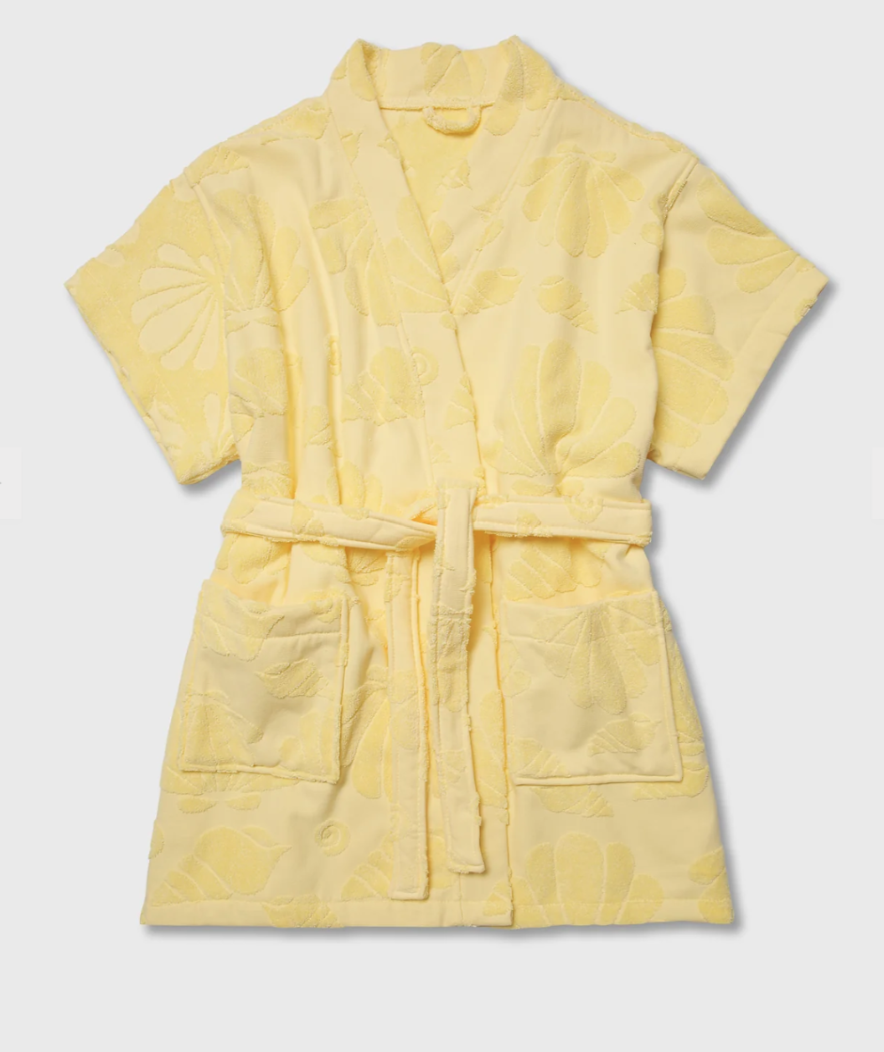 Yellow Cotton Beach & Bathrobe